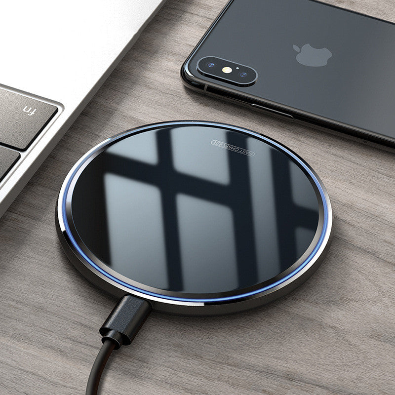 Cross-Border 10W Mirror Wireless Charger Fast Charger