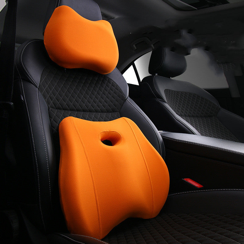 Car Neck Pillow For Car Lumbar Support Car Memory Foam Waist Support
