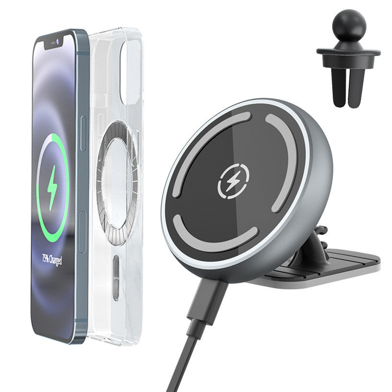 Car Magnetic MagSafe Wireless Charger 15W for Iphone.