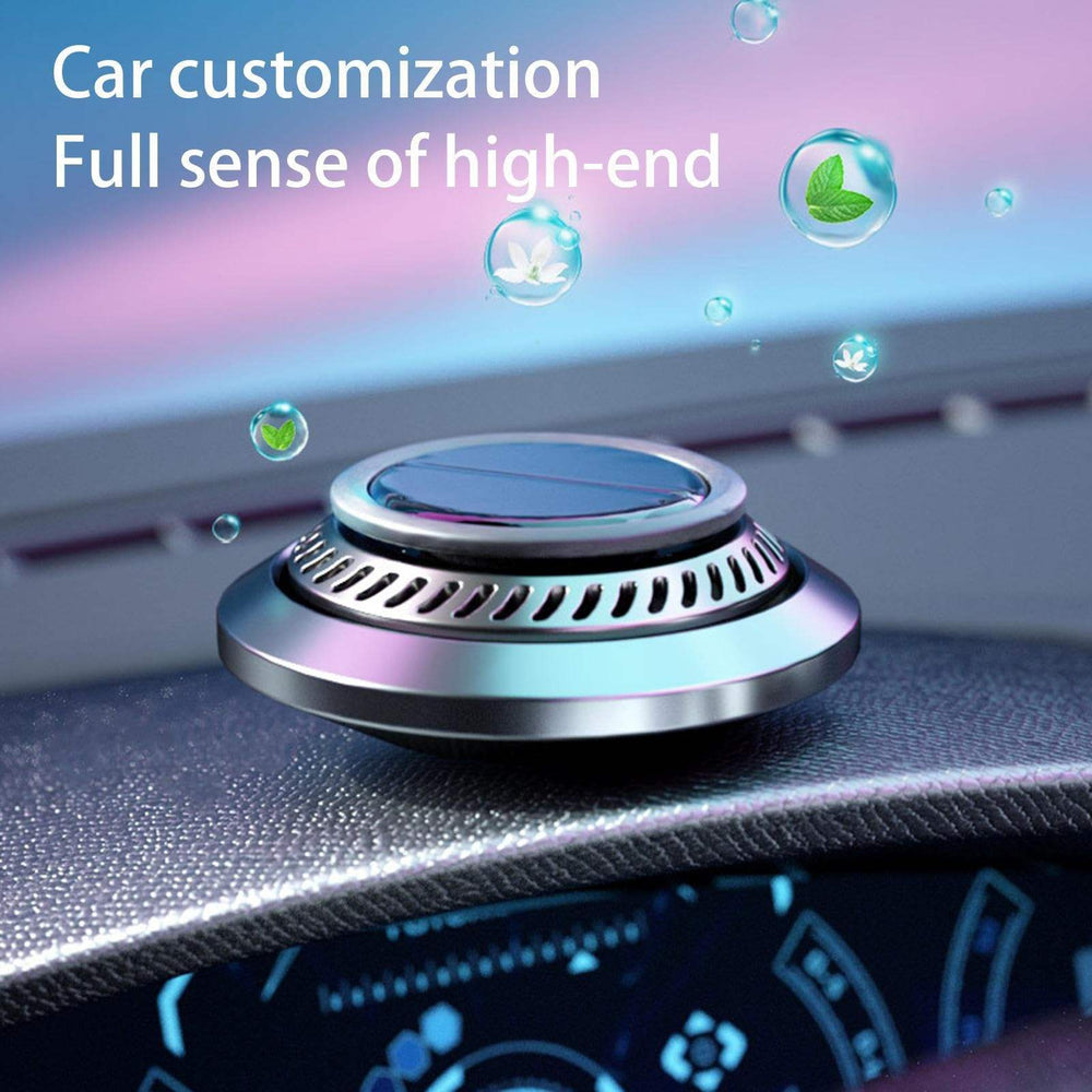 Solar Rotating Car Essential Oil Diffuser Aromatherapy.