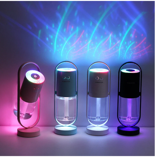 Magic Shadow USB Air Humidifier For Home With Projection Night Lights.