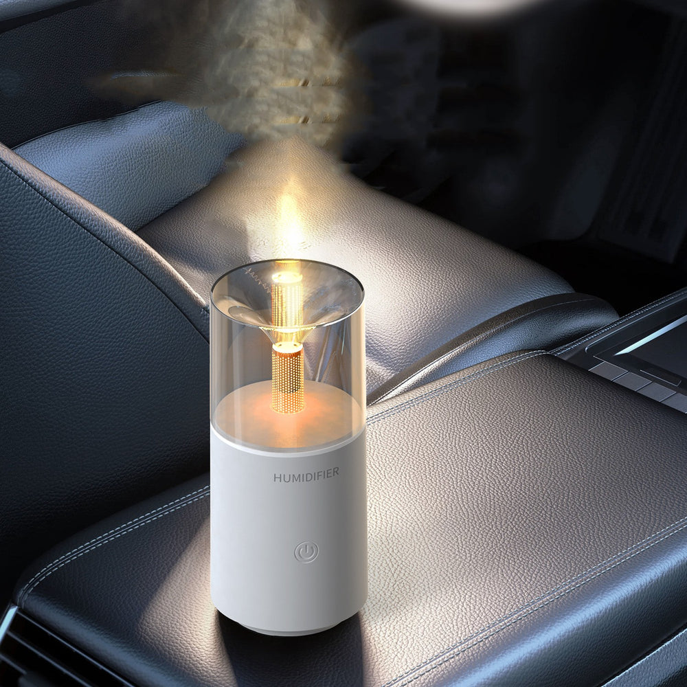 Car Aroma Diffuser Humidifier Heavy Fog Ambience Light.