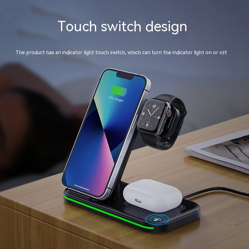Wireless Multifunctional Foldable Fast Charger 15W