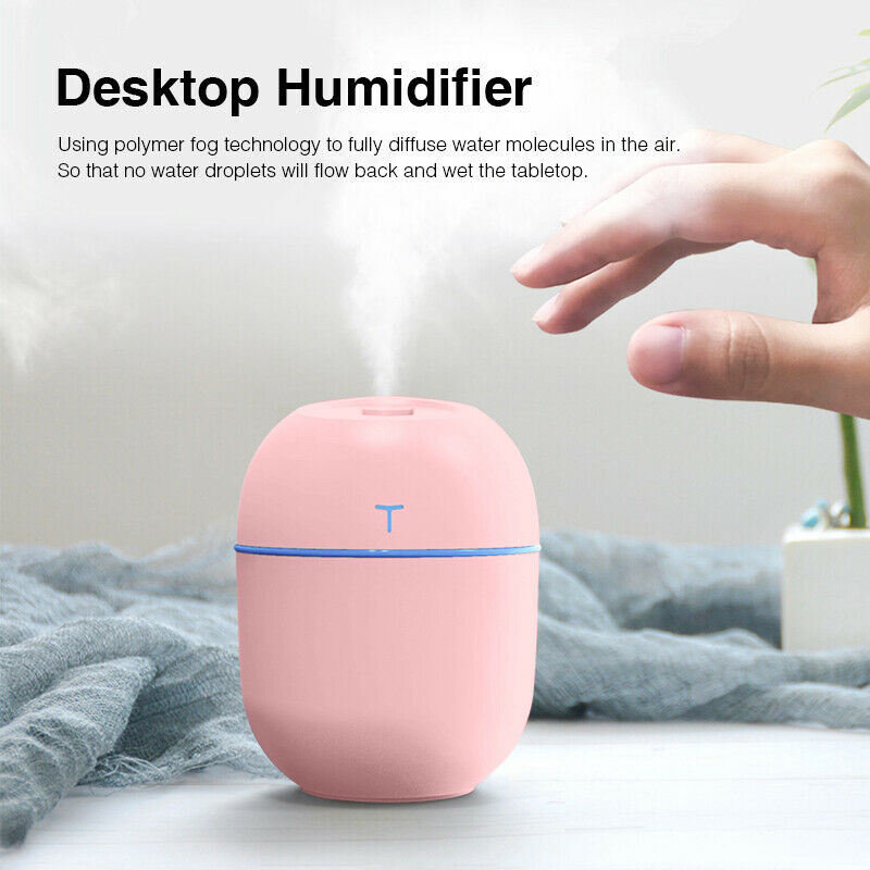 Air Humidifier Mini Ultrasonic USB Essential Oil Diffuser.